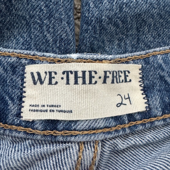 Free People wide leg jeans 24 - Picture 3 of 5